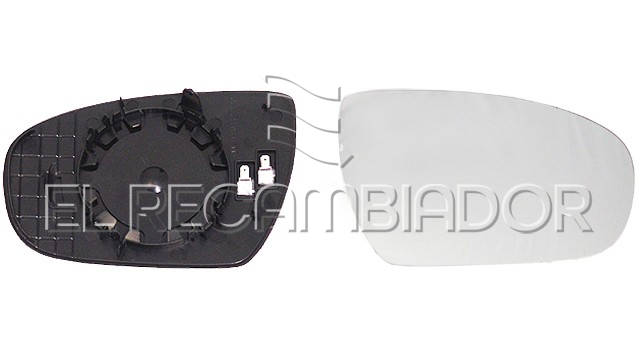 GLASS WITH SUPPORT Right side (passenger) HYUNDAI i20 (14-) - 31121812