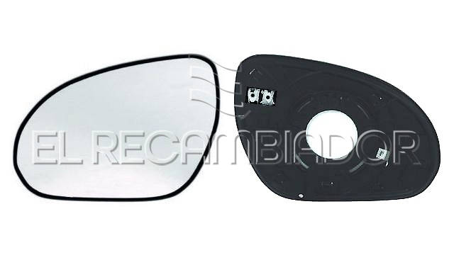 GLASS WITH SUPPORT Left side (driver) HYUNDAI i30 / i30 CW (07-12) - 31127301