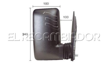 ESPEJO COMPLETO Lado derecho (acompañante) IVECO DAILY (00-06) - 21421112