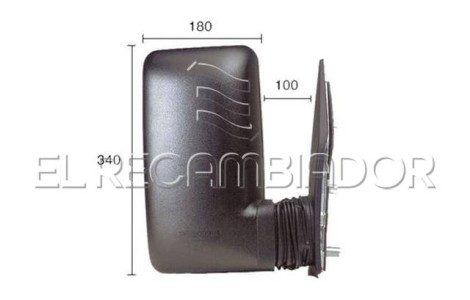 ESPEJO COMPLETO Lado derecho (acompañante) IVECO DAILY (00-06) - 21421112
