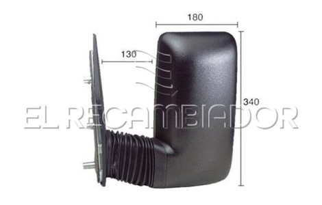 ESPEJO COMPLETO Lado izquierdo (conductor) IVECO DAILY (00-06) - 21421113