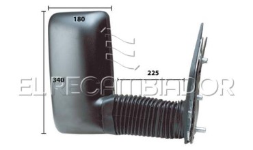 ESPEJO COMPLETO Lado derecho (acompañante) IVECO DAILY (00-06) - 21132202