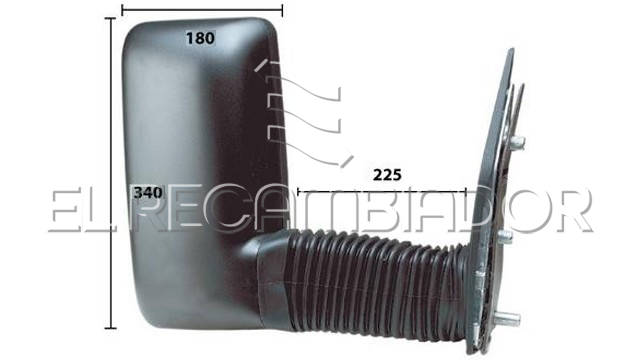 ESPEJO COMPLETO Lado derecho (acompañante) IVECO DAILY (00-06) - 21132202