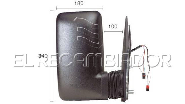 ESPEJO COMPLETO Lado derecho (acompañante) IVECO DAILY (00-06) - 27131902