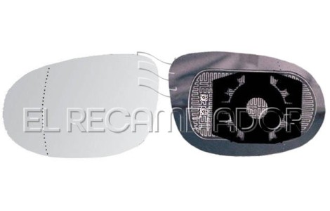 GLASS WITH SUPPORT Left side (driver) LANCIA DELTA (08-14) - 31084403