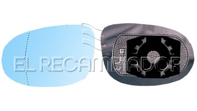 GLASS WITH SUPPORT Left side (driver) LANCIA DELTA (08-14) - 31304641