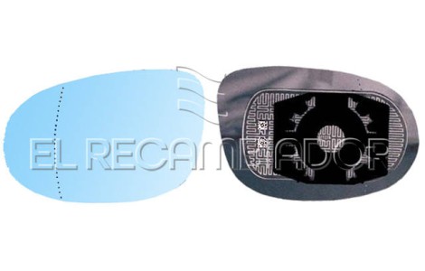GLASS WITH SUPPORT Left side (driver) LANCIA DELTA (08-14) - 31304641