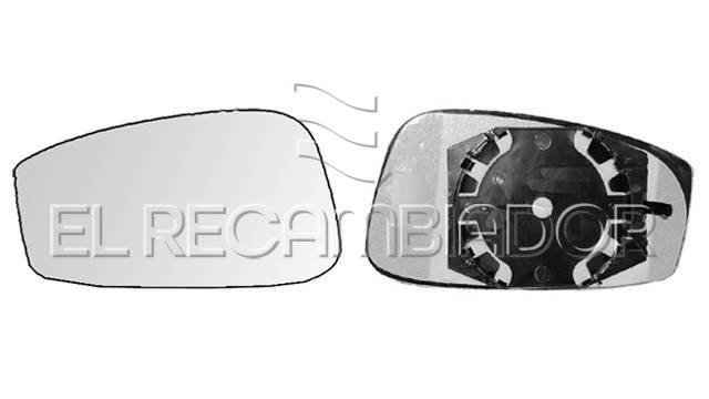 GLASS WITH SUPPORT Left side (driver) LANCIA MUSA (04-08) - 31307211
