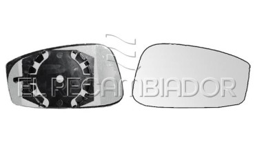 GLASS WITH SUPPORT Right side (passenger) LANCIA MUSA (04-08) - 31307212