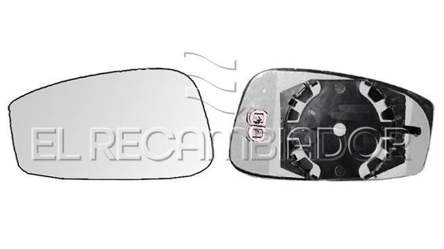GLASS WITH SUPPORT Left side (driver) LANCIA MUSA (04-08) - 31307221