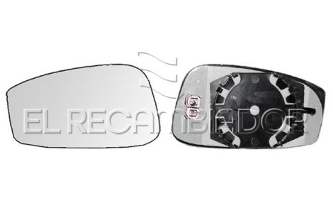 GLASS WITH SUPPORT Left side (driver) LANCIA MUSA (04-08) - 31307221