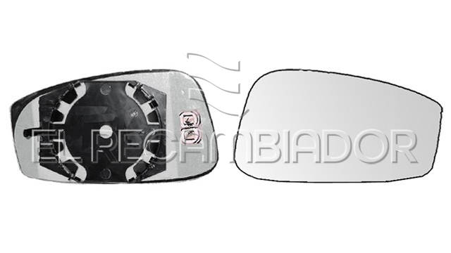 GLASS WITH SUPPORT Right side (passenger) LANCIA MUSA (04-08) - 31307222