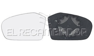 CRISTAL CON SOPORTE Lado izquierdo (conductor) MERCEDES Clase A W169 (04-08) - 31204901