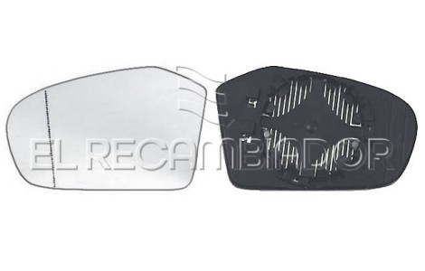CRISTAL CON SOPORTE Lado izquierdo (conductor) MERCEDES Clase A W169 (04-08) - 31503141