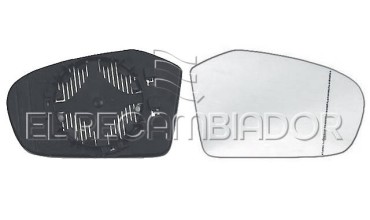 CRISTAL CON SOPORTE Lado derecho (acompañante) MERCEDES Clase A W169 (04-08) - 31503142