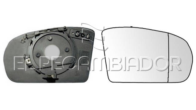 CRISTAL CON SOPORTE Lado derecho (acompañante) MERCEDES Clase C CL203 (00-04) Coupé - 31502142