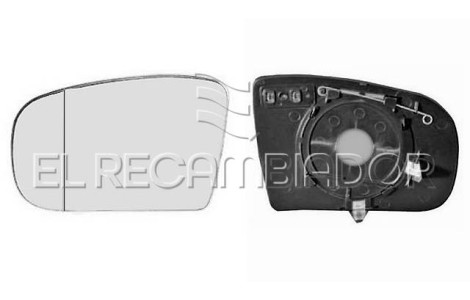 CRISTAL CON SOPORTE Lado izquierdo (conductor) MERCEDES Clase E W210 (99-02) Berlina 4 Ptas. - 31502641