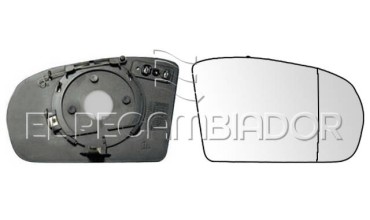 GLASS WITH SUPPORT Right side (passenger) MERCEDES Clase E S 211 (03-09) St. Wagon - Familiar - 31502142