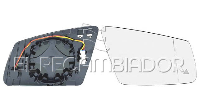 GLASS WITH SUPPORT Right side (passenger) MERCEDES Clase GLA X156 (13-20) - 31222202