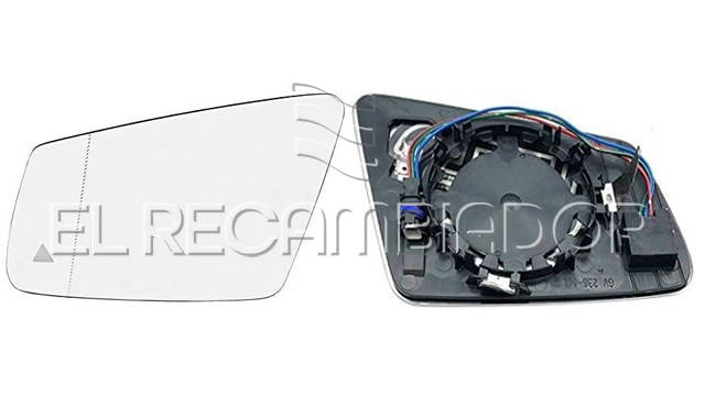 GLASS WITH SUPPORT Left side (driver) MERCEDES Clase GLK X204 (08-15) - 31222201
