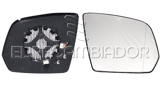 GLASS WITH SUPPORT Right side (passenger) MERCEDES Clase M W164 (08-11) - 31202632