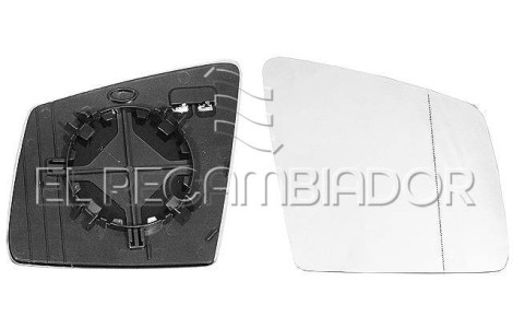 GLASS WITH SUPPORT Right side (passenger) MERCEDES Clase M W166 (11-15) - 31202612