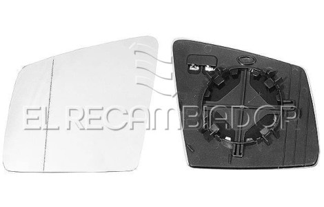 GLASS WITH SUPPORT Left side (driver) MERCEDES Clase R W251 (10-14) - 31202611