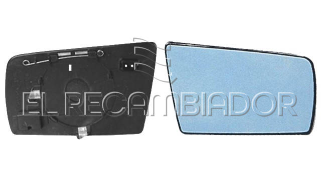 GLASS WITH SUPPORT Right side (passenger) MERCEDES Clase S W140 (93-98) - 31502022