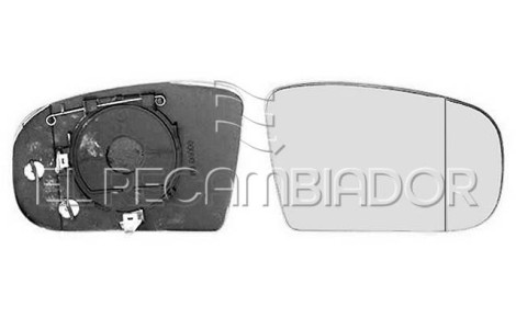 GLASS WITH SUPPORT Right side (passenger) MERCEDES Clase S W220 (98-05) - 31202202