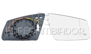 GLASS WITH SUPPORT Right side (passenger) MERCEDES Clase S W221 (09-13) - 31222202