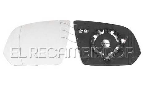 GLASS WITH SUPPORT Left side (driver) MERCEDES Clase V W447 (14-) - 31204721