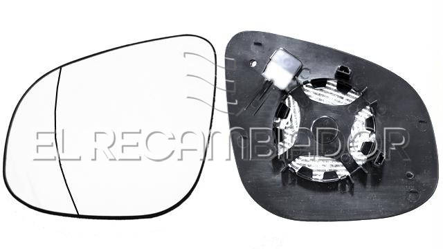 GLASS WITH SUPPORT Left side (driver) MERCEDES CITAN W415 (12-21) - 31806811