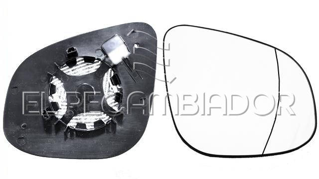 GLASS WITH SUPPORT Right side (passenger) MERCEDES CITAN W415 (12-21) - 31806812