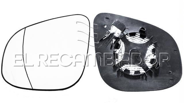 GLASS WITH SUPPORT Left side (driver) MERCEDES CITAN W415 (12-21) - 31806801