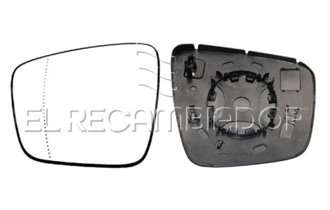 GLASS WITH SUPPORT Left side (driver) MERCEDES CITAN W420 (21-) - 31806821