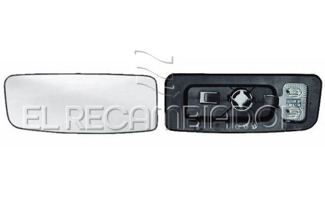 GLASS WITH SUPPORT Left side (driver) MERCEDES SPRINTER (06-18) - 31209001