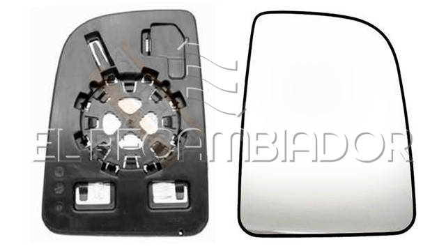 GLASS WITH SUPPORT Right side (passenger) MERCEDES SPRINTER (18-) - 31509412