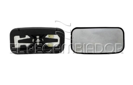 GLASS WITH SUPPORT Right side (passenger) MERCEDES SPRINTER (18-) - 31509402