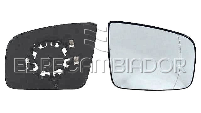 GLASS WITH SUPPORT Right side (passenger) MERCEDES VIANO (10-13) - 31202602