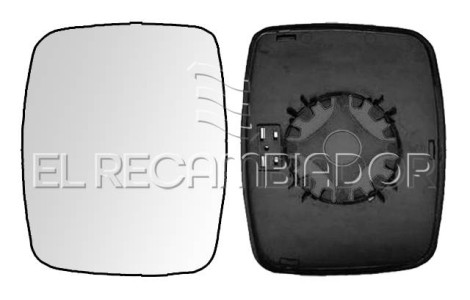 GLASS WITH SUPPORT Left side - Right side MERCEDES VITO W638 (96-03) - 31508529