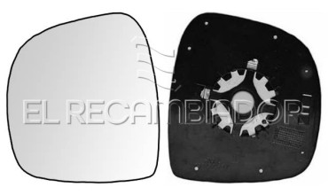 GLASS WITH SUPPORT Left side (driver) MERCEDES VITO W639 (03-10) - 31508611