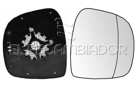 CRISTAL CON SOPORTE Lado derecho (acompañante) MERCEDES VITO W639 (03-10) - 31508642