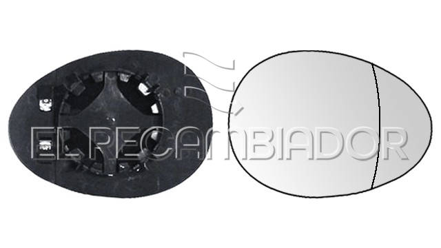 CRISTAL CON SOPORTE Lado derecho (acompañante) MINI CLUBMAN (06-14) R55 - 31375002