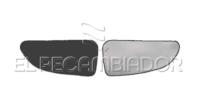 CRISTAL CON SOPORTE Lado derecho (acompañante) NISSAN INTERSTAR (03-10) - 37809112
