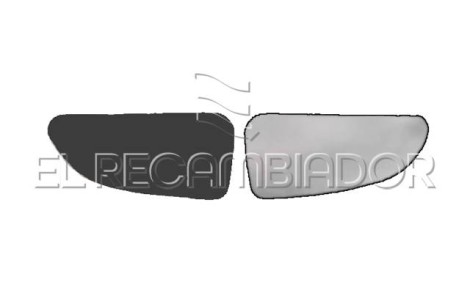 CRISTAL CON SOPORTE Lado derecho (acompañante) NISSAN INTERSTAR (03-10) - 37809112