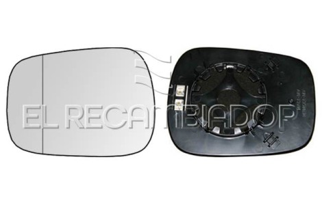 CRISTAL CON SOPORTE Lado izquierdo - Lado derecho (reversible) NISSAN KUBISTAR (03-) - 31806649