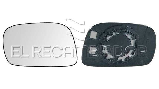 GLASS WITH SUPPORT Left side (driver) OPEL AGILA (00-08) - 31538011