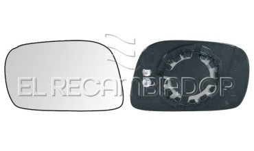 GLASS WITH SUPPORT Left side (driver) OPEL AGILA (00-08) - 31538021