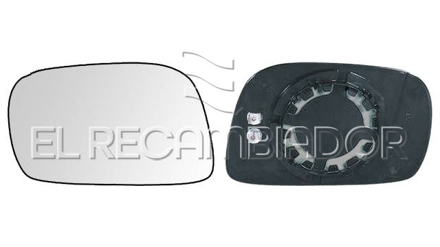 GLASS WITH SUPPORT Left side (driver) OPEL AGILA (00-08) - 31538021