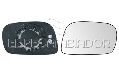 GLASS WITH SUPPORT Right side (passenger) OPEL AGILA (00-08) - 31538022